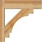 Ekena Millwork Merced Block Rough Sawn Outlooker, Western Red Cedar, 6"W x 20"D x 20"H OUT06X20X20MRC05RWR - alternate 3
